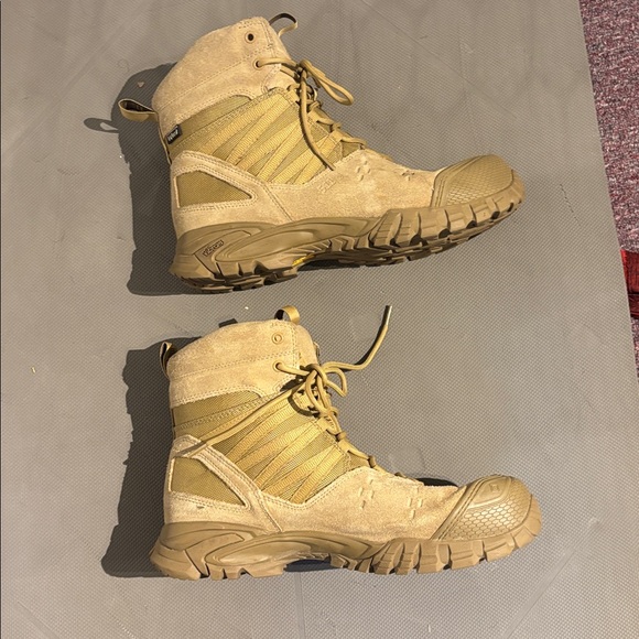 5.11 Tactical Union 6” Waterproof Boots Coyote Tan Men’s Size 13 - Picture 4 of 5